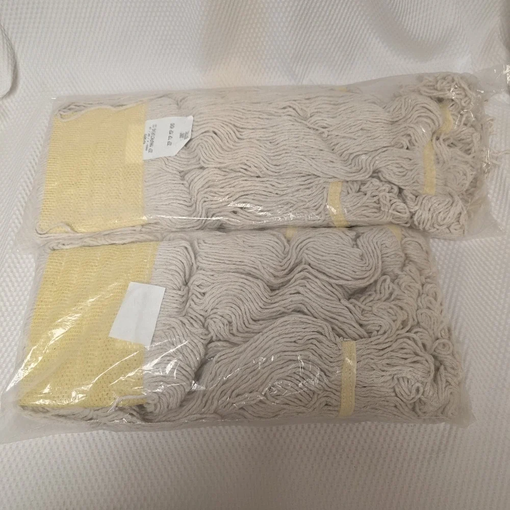 Zep Heavy Duty Commercial Loop-End Wet Mop Replacement Head Refills Lot of 2